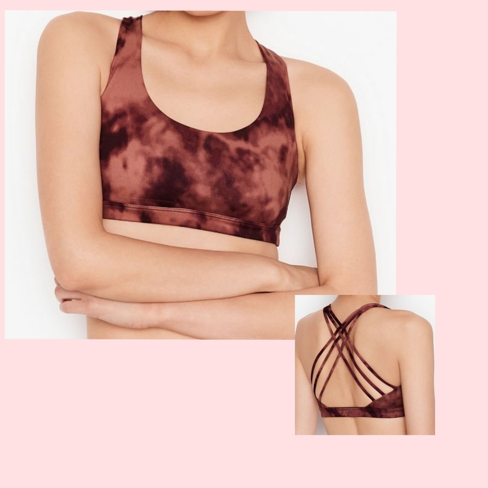 VICTORIA'S SECRET Strappy Back Light Impact Sport Bra Large